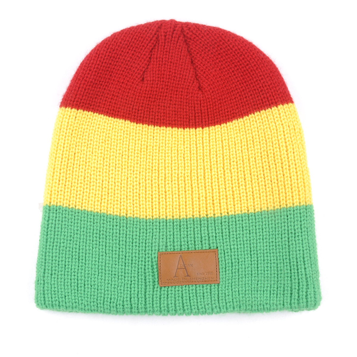 Knitted Winter Rainbow 3 colors Beanie